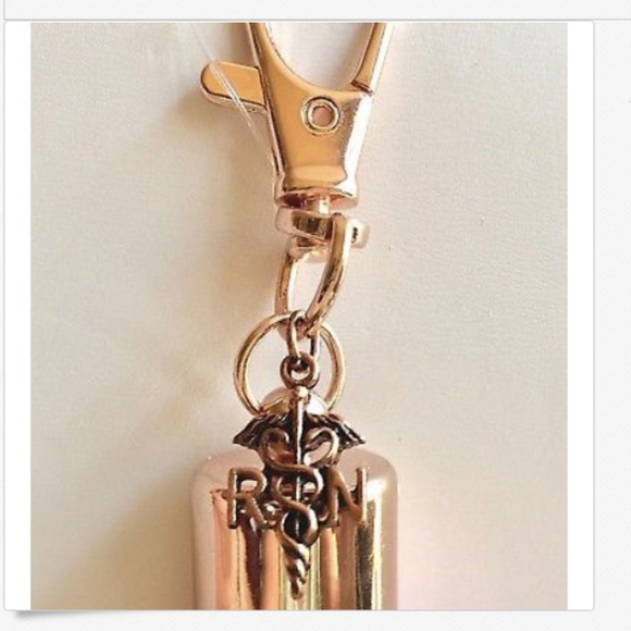 RN Caduceus Nursing Keychain Purse Charm Tassel Nurse Graduation Gift Zipper - Picture 5 of 8